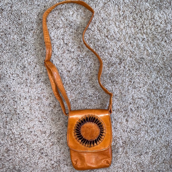 Handbags - Vintage Boho Leather Mini Crossbody